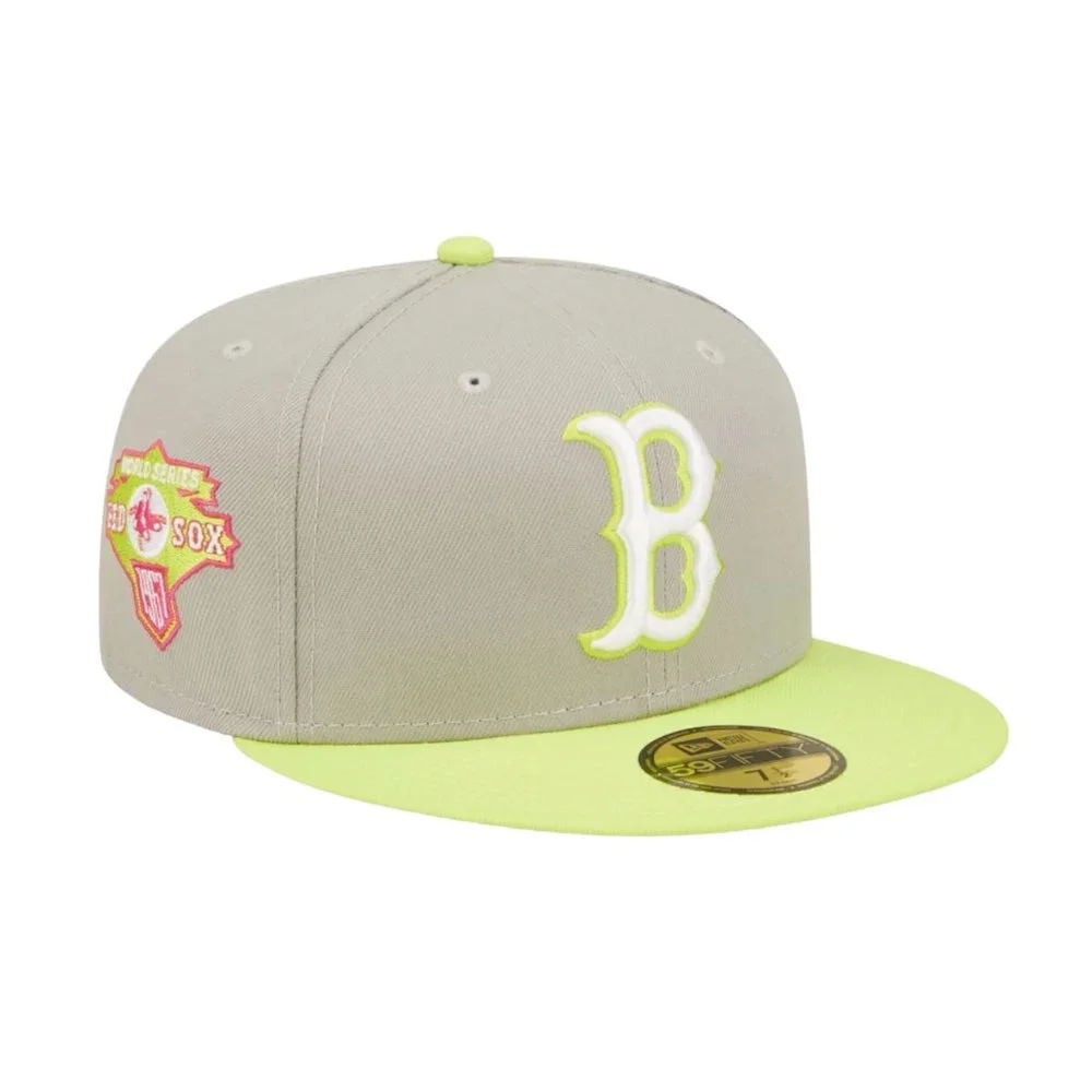 New Era Boston Red Sox ICON Pack 59FIFTY Fitted Hat 1967 WS Patch 7 7/8 - Picture 2 of 6